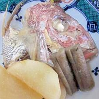 居酒屋の一品　49）真鯛の兜煮